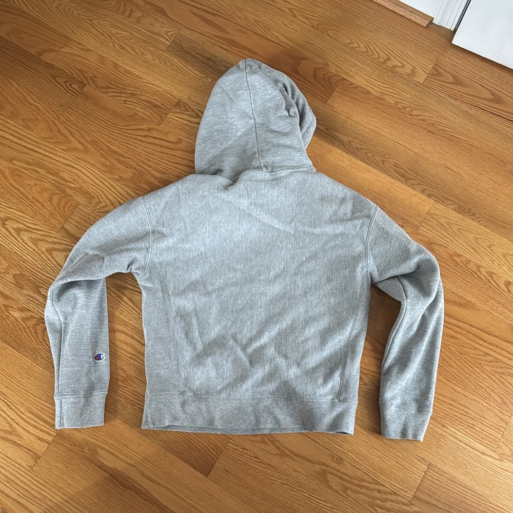 Champion Women's Light Gray Hoodie in Medium Excellent condition - Picture 3 of 3